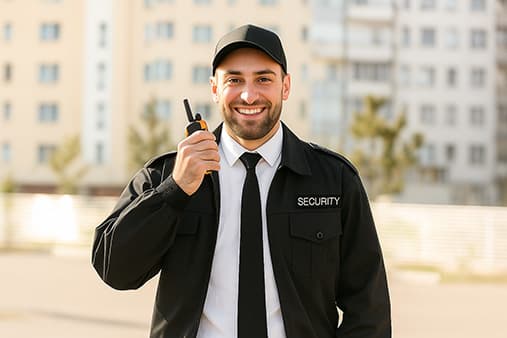 Hintergrundbild zufriedene Teilnehmende